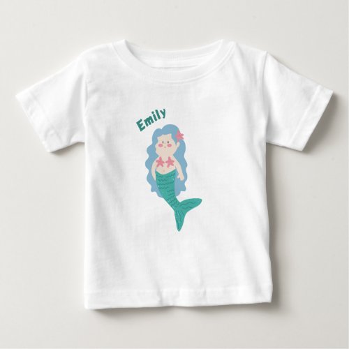 Cute little mermaid baby T_Shirt