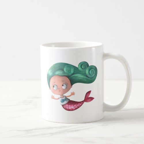 Cute Little Mermaid Coffee Mug