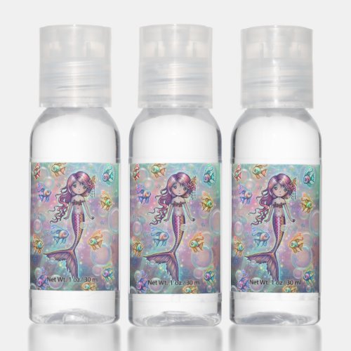 Cute Little Mermaid with Fish Hand Sanitizers