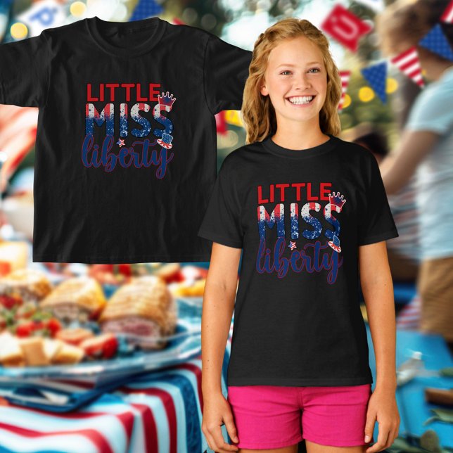 Cute Little Miss Liberty 1776 to 2026 America 250 T-Shirt (Creator Uploaded)