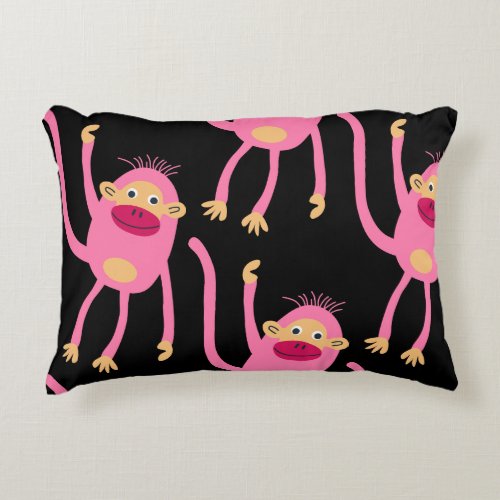 Cute Little Monkey  Accent Pillow