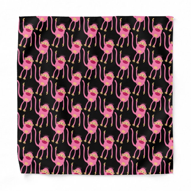 Cute Little Monkey  Bandana (Front)