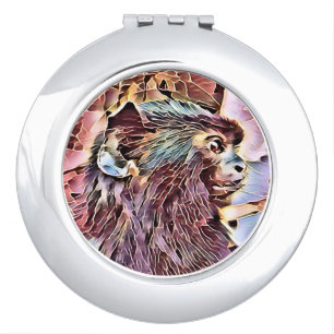 CUTE LITTLE MONKEY COMPACT MIRROR