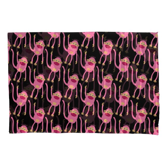 Cute Little Monkey  Pillow Case (Front)