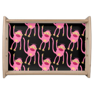 Cute Little Monkey Serving Tray