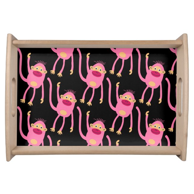 Cute Little Monkey  Serving Tray (Front)