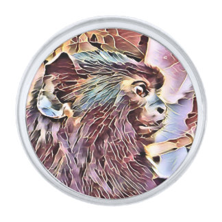 CUTE LITTLE MONKEY SILVER FINISH LAPEL PIN