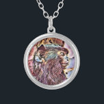 CUTE LITTLE MONKEY SILVER PLATED NECKLACE<br><div class="desc">An art design of a very cute little monkey.</div>