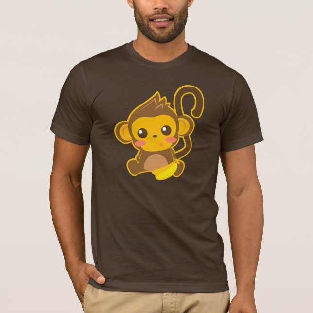 Cute Little Monkey T-Shirt (Front)