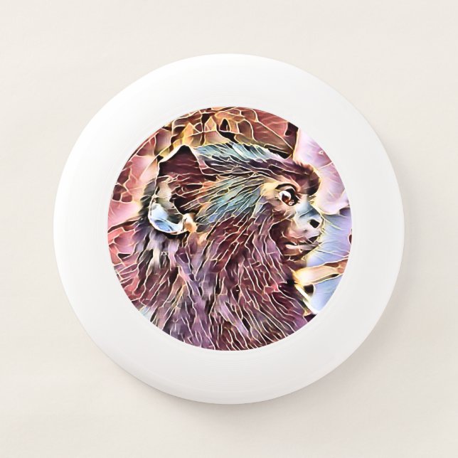 CUTE LITTLE MONKEY Wham-O FRISBEE (Front)