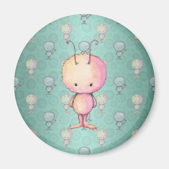 Cute Little Monster Magnet (Front)