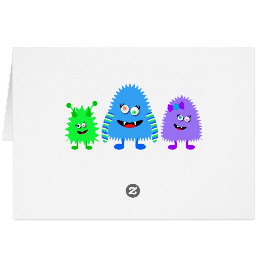 Cute Little Monsters (Back Horizontal)
