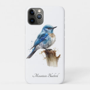 cute little mountain bluebird customizable iPhone 11 pro case