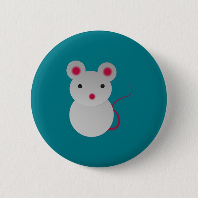 Cute Little Mouse Button (Front)