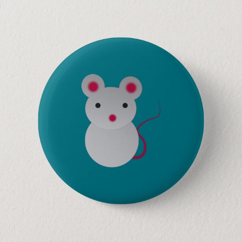 Cute Little Mouse Button