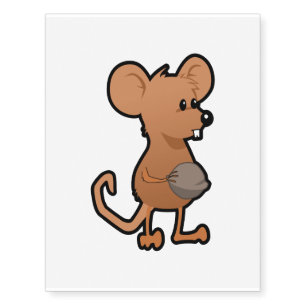 Cute little Mouse Temporary Tattoos