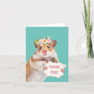 Cute Little Mouse Thank You Card