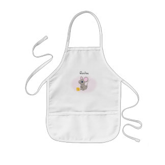 Cute Little Mouse with Cheese Aprons
