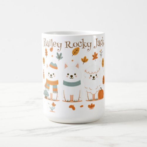 Cute Little Nordic Dogs  Coffee Mug