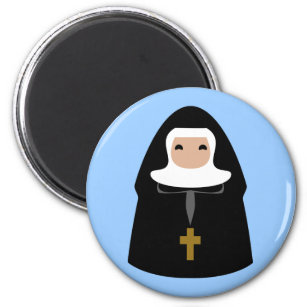 Cute Little Nuns Magnet