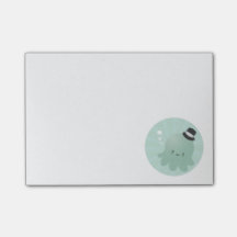 Cute Little Octopus wearing a black Top Hat