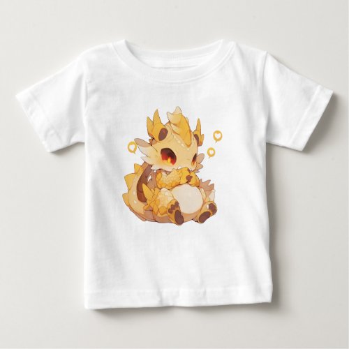Cute little orange dragon baby T_Shirt