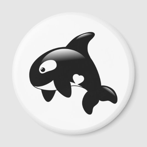 Cute Little Orca Whale Magnet