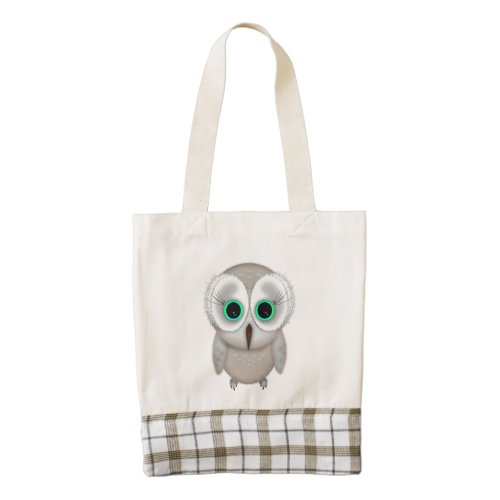 Cute Little Owl Illustration Zazzle HEART Tote Bag