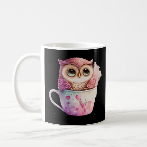 Cute Little Owl Valetines Animal Love  16  Coffee Mug