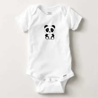 Cute Little Panda Baby Shirt