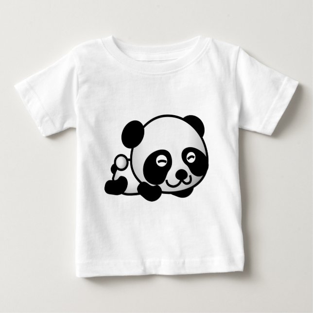 Cute little Panda Bear Baby T-Shirt (Front)