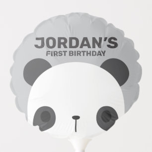 Cute Little Panda Bear Birthday Balloon