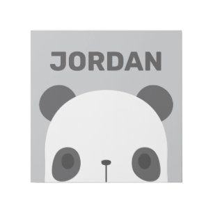 Cute Little Panda Bear with Personalized Name Gall Gallery Wrap