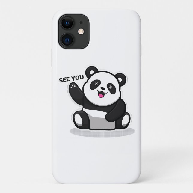 cute little panda Case-Mate iPhone case (Back)