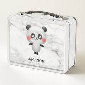 Cute Little Panda Metal Lunch Box | Zazzle