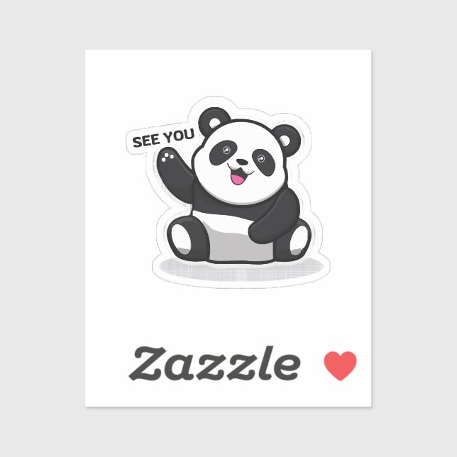 cute little panda sticker (Sheet)