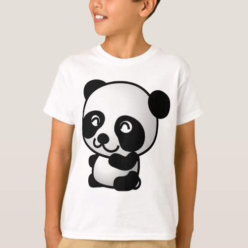 Cute little panda T_Shirt