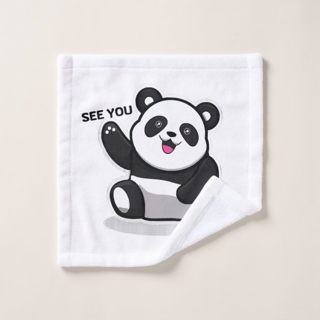 cute little panda wash cloth (Wash Cloth)