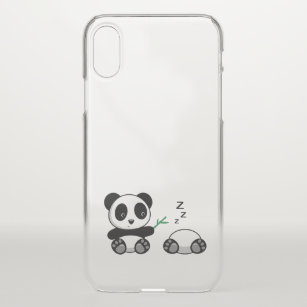 Cute Little Pandas iPhone X Case