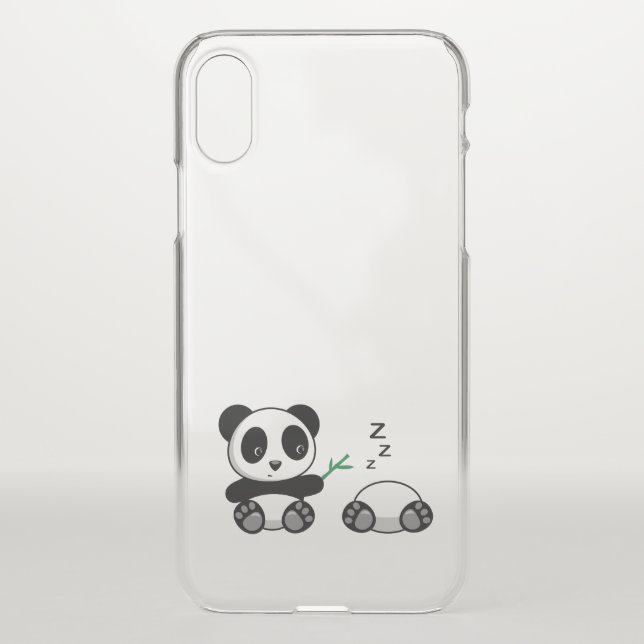 Cute Little Pandas Uncommon iPhone Case (Back)