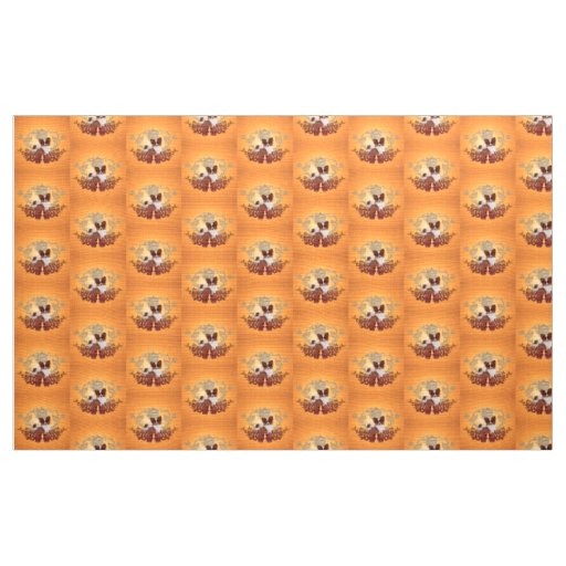Cute little papillon fabric