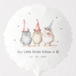 Cute Little Party Birds Any Age Kids Birthday Balloon<br><div class="desc">If you need any further customisation please feel free to message me on yellowfebstudio@gmail.com.</div>