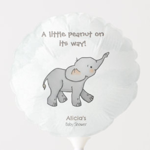 Cute Little Peanut On its Way Baby Shower Balloon