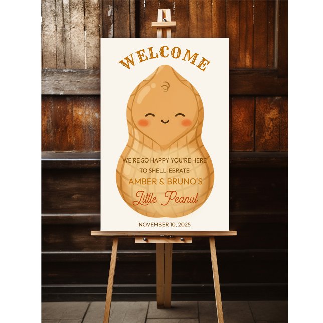 Cute Little Peanut *Welcome Sign Poster ONLY* (Creator Uploaded)
