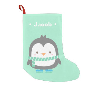 Cute Little Penguin, Christmas Decor Stocking