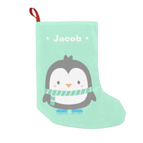 Cute Little Penguin Christmas Decor Stocking