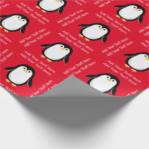 Cute Little Penguin Wrapping Paper