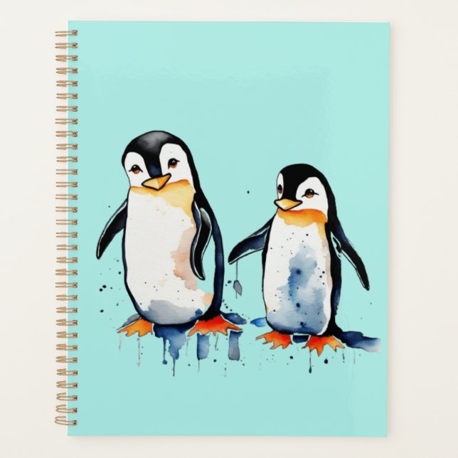 Cute little penguins  planner (Front)