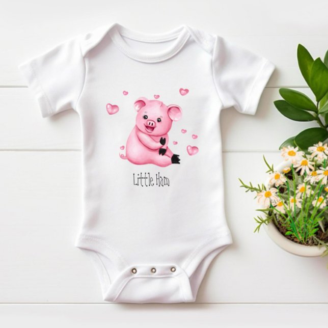 Cute little pig baby bodysuit (Creator Uploaded)