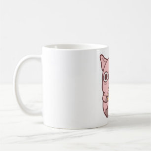 Cute Little Pig Eating Hawaiian Ham Pizza Oops Coffee Mug